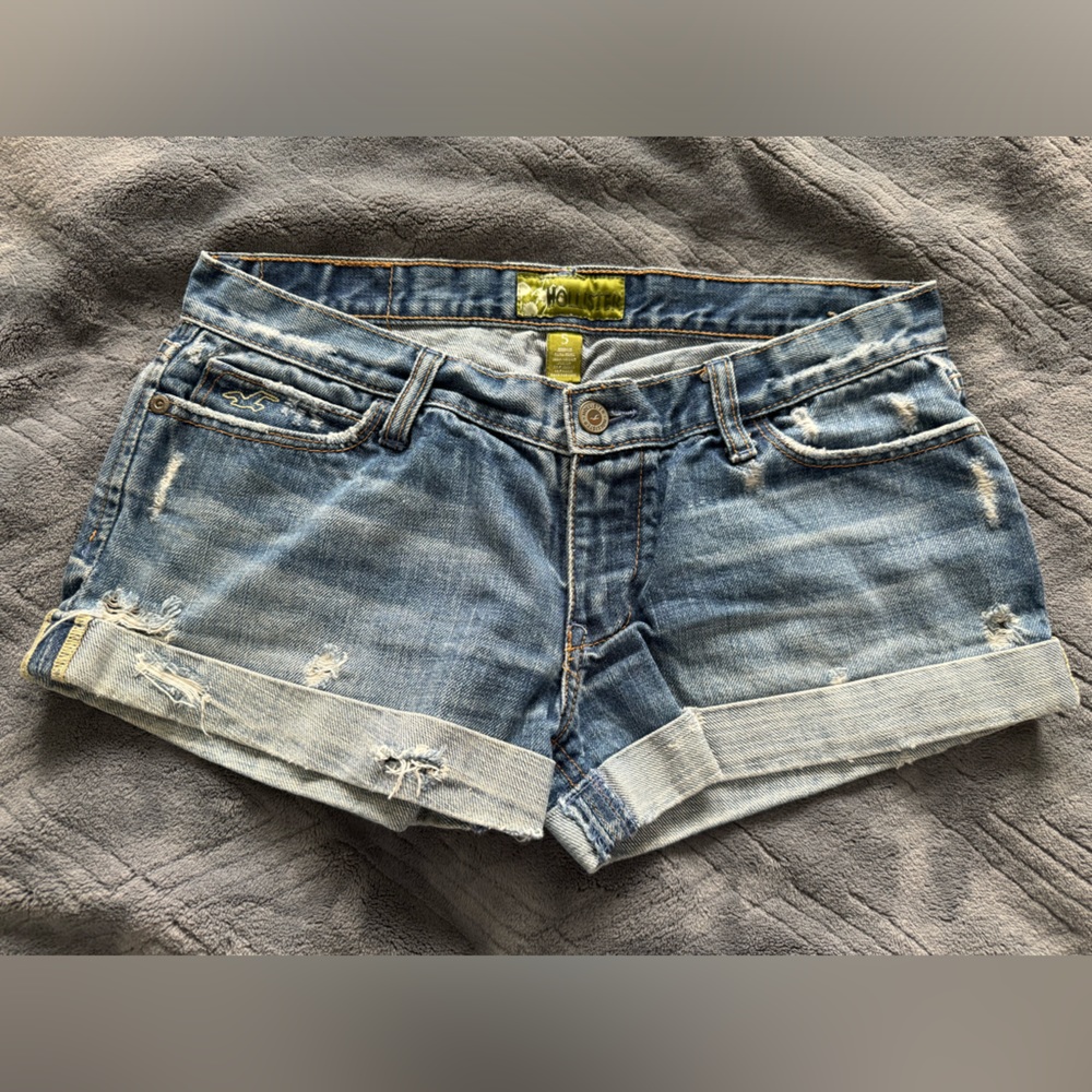 Low rise Hollister Jean Shorts